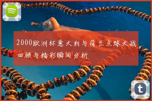 2000欧洲杯意大利与荷兰点球大战回顾与精彩瞬间分析