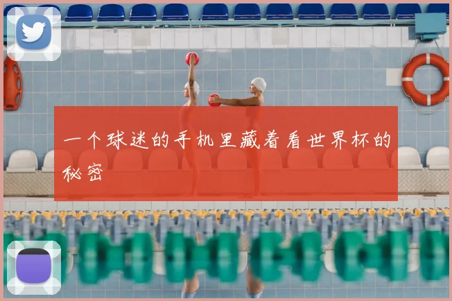 一个球迷的手机里藏着看世界杯的秘密